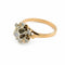 Bague 56 Bague fleur en or jaune 18 carats et diamants 58 Facettes 32701