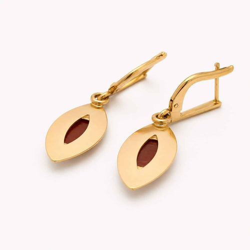 Boucles d'oreilles Boucles d’oreilles en or jaune 18 carats et camées 58 Facettes 32305