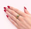 Bague 53 Bague bandeau en or jaune 18 carats et diamant 58 Facettes 32399