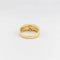 Bague 53 Bague bandeau en or jaune 18 carats et diamant 58 Facettes 32399