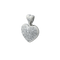 Pendentif Pendentif Cœurs en or blanc et diamants 58 Facettes 33375