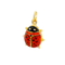 Pendentif Pendentif coccinelle animalier en or jaune 18 carats 58 Facettes 32260