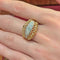 Bague 62 Dôme - Bague en or jaune, or blanc et diamants 58 Facettes 33373