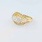 Bague 62 Dôme - Bague en or jaune, or blanc et diamants 58 Facettes 33373