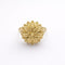 Bague 55 Bague florale en or jaune 18 carats 58 Facettes 32239