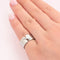 Bague 54 Chaumet Liens - Bague en or blanc et diamants 58 Facettes 32657