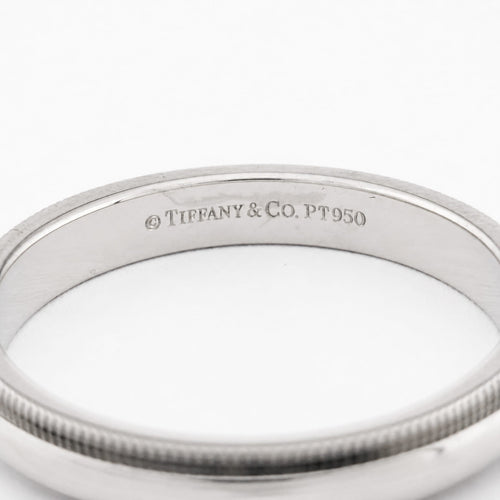Bague 59 Tiffany & Co Together - Alliance en platine 58 Facettes 33379