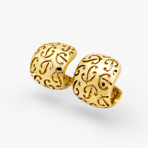 Boucles d'oreilles Poiray - Boucles d'oreilles en or jaune 58 Facettes 32188