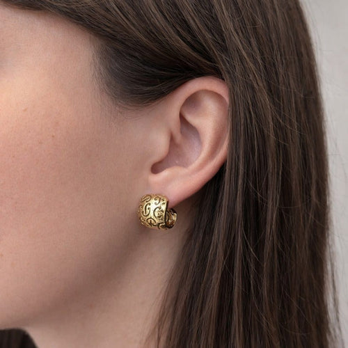 Boucles d'oreilles Poiray - Boucles d'oreilles en or jaune 58 Facettes 32188