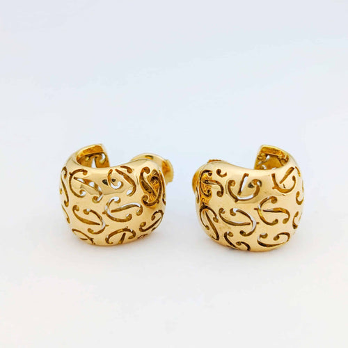 Boucles d'oreilles Poiray - Boucles d'oreilles en or jaune 58 Facettes 32188