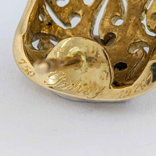 Boucles d'oreilles Poiray - Boucles d'oreilles en or jaune 58 Facettes 32188