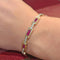 Bracelet Bracelet en or jaune 18 carats, rubis et diamants 58 Facettes 33380