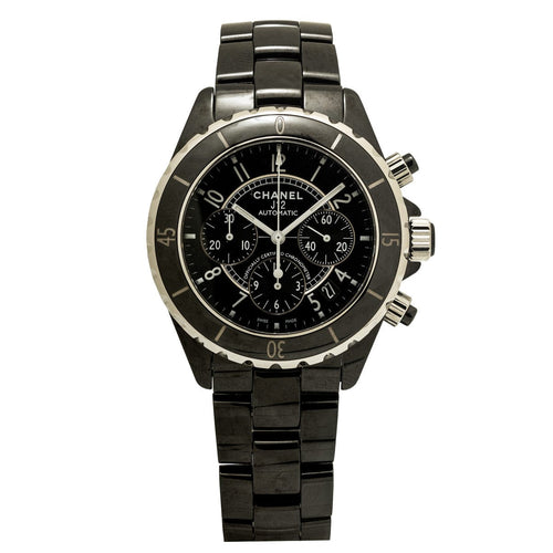 Montre Chanel J12 - Montre chronographe 41 mm en céramique noire (2019) 58 Facettes 2.18603