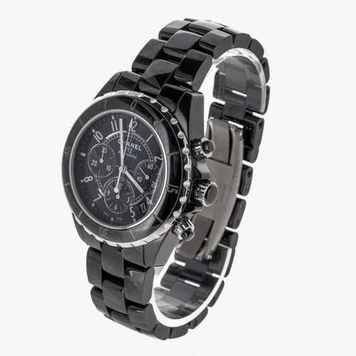 Montre Chanel J12 - Montre chronographe 41 mm en céramique noire (2019) 58 Facettes 2.18603