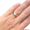 Bague 56 Solitaire - Bague en or jaune 18 carats diamant rectangle 58 Facettes 373