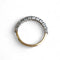 Bague 61 Demi-alliance - Bague en or 18 carats et diamants 58 Facettes 360