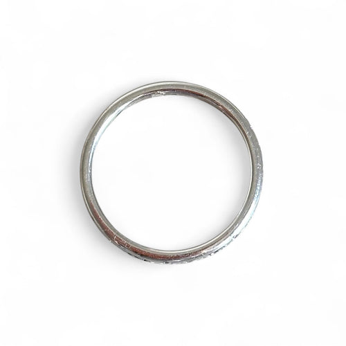 Bague 53 Bague - Alliance en or blanc et diamants 58 Facettes 365