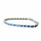 Bracelet Salvini Régina - Bracelet rivière en or blanc 18 carats, saphirs et diamants 58 Facettes 350