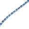 Bracelet Salvini Régina - Bracelet rivière en or blanc 18 carats, saphirs et diamants 58 Facettes 350