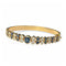 Bracelet Bracelet Jonc - Bracelet serti de saphirs et diamants en or jaune 18 carats 58 Facettes 339