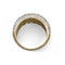 Bague 54 Bague pavée de diamants en or 18 carats 58 Facettes 330