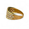 Bague 54 Bucherer - Bague pavée diamants en or jaune 18 carats 58 Facettes 312