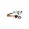 Bague 53 Toi et Moi - Bague rubis et diamant en or rose 18 carats 58 Facettes 295