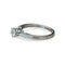 Bague 54 Solitaire - Bague diamant 0,35 carat G VVS en or blanc 18 carats 58 Facettes 282