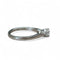 Bague 54 Solitaire - Bague diamant 0,35 carat G VVS en or blanc 18 carats 58 Facettes 282