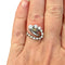 Bague 54 Bague serpentine en or blanc 18 carats sertie de diamants 1,20 ct 58 Facettes 194