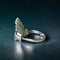 Bague 54 Bague serpentine en or blanc 18 carats sertie de diamants 1,20 ct 58 Facettes 194