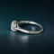 Bague 55 Solitaire - Bague ancienne en or blanc 18 carats diamant 58 Facettes 198