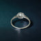 Bague 55 Solitaire - Bague ancienne en or blanc 18 carats diamant 58 Facettes 198