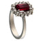 Bague Guidetti - Bague en or blanc avec rubis et diamants 58 Facettes G3551
