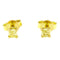 Boucles d'oreilles Guidetti - Boucles d'oreilles point de lumière en or jaune diamants fancy yellow 58 Facettes G3546