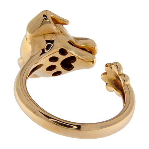 Bague Guidetti - Bague Jack Russel en or rose 18 ct 58 Facettes G3641