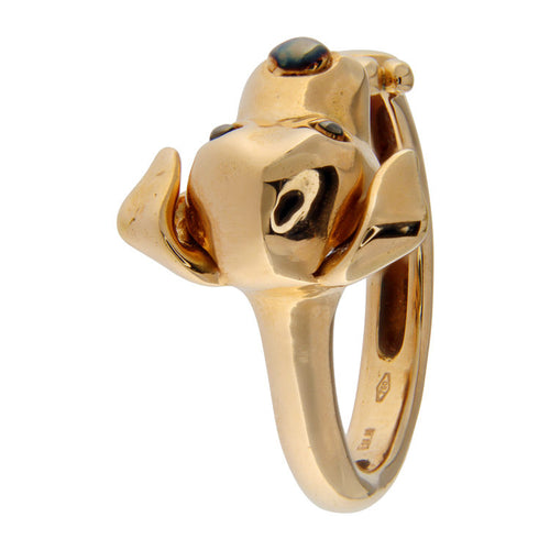 Bague Guidetti - Bague Jack Russel en or rose 18 ct 58 Facettes G3641