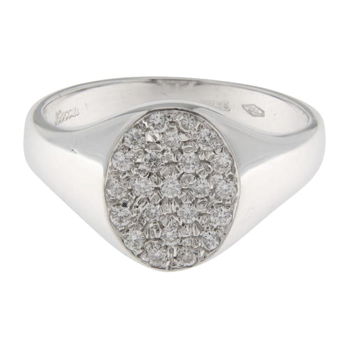 Bague Zoccai - Bague de petit doigt en or blanc diamants 58 Facettes G3635