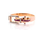 Bracelet Bracelet tank rubis et diamants en or 18k 58 Facettes 27365