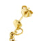 Boucles d'oreilles Boucles d’oreilles pendantes à borsettes en or jaune 18 ct émaillé 58 Facettes 34601