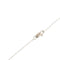 Collier Comete - Collier fleur en or rose et or blanc 18 ct avec diamant 58 Facettes 31903