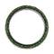 Bague 54 Guidetti - Bague eternity en or blanc avec diamants et tsavorites 58 Facettes G3669