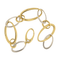 Bracelet Guidetti - Bracelet à mailles ovales en or blanc et jaune 58 Facettes G3319