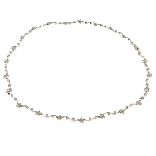 Collier Guidetti - Collier en or blanc et diamants 58 Facettes G3329