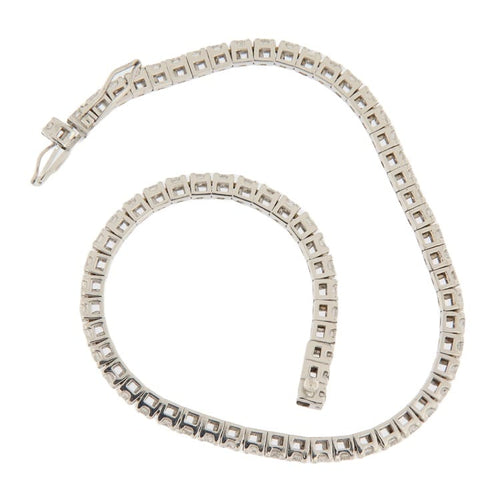 Bracelet Guidetti - Bracelet tennis en or blanc et diamants 2,45 ct 58 Facettes G3296