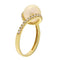 Bague Guidetti - Anello contrarié en or jaune, perle gold et diamants 58 Facettes G3291