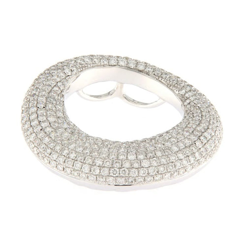 Pendentif Guidetti - Pendentif en or blanc pavé de diamants 58 Facettes G3140