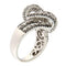 Bague Guidetti - Bague en or blanc et diamants blancs et noirs 58 Facettes G3121