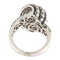 Bague Guidetti - Bague en or blanc et diamants blancs et noirs 58 Facettes G3121