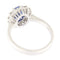 Bague Guidetti - Bague en or blanc avec saphir et diamants 58 Facettes G2787